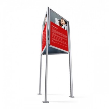 Triboard 3 sided Poster Display stand For Indoor and Outdoor applications Triboard 3 sided Poster Display stand For Indoor and Outdoor applications