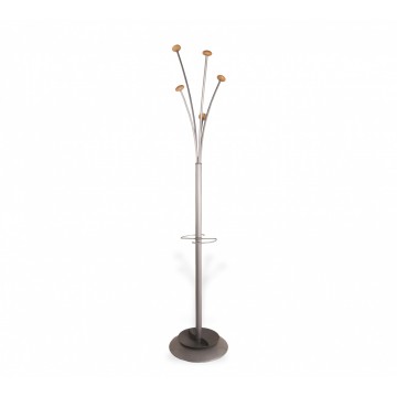 ALBA Festival 5 Peg Coat Stand with umbrella holder ALBA Festival 5 Peg Coat Stand with umbrella holder