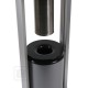 Freestanding Smokers Table with Ashtray Bin and Toughened glass top