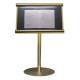 Stand Mounted Menu Display Case from E4office