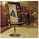 Stand Mounted Menu Display Case from E4office