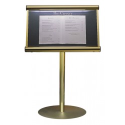 Illuminated Stand Mounted Menu Display Case