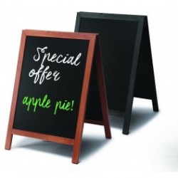 Chalkboard A Frame Pavement Sign Flat profile 55 x 85